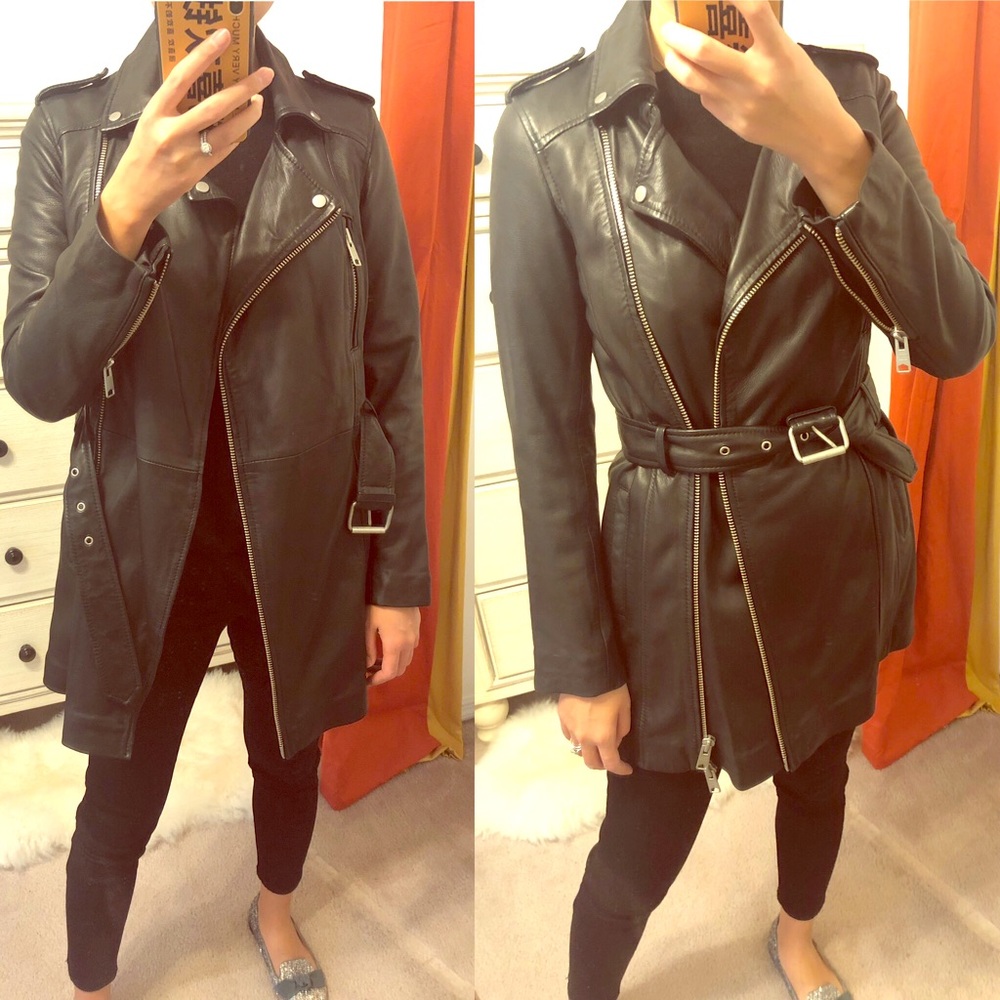 All Saints leather jacket